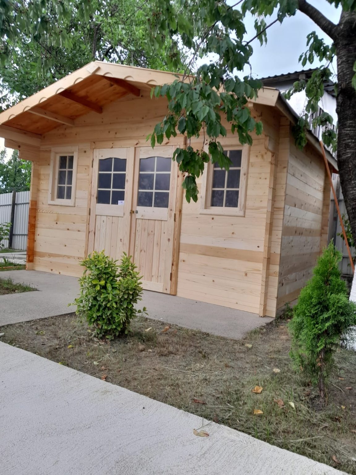 cabanuta de lemn nostra 4,0 x 3,0 m